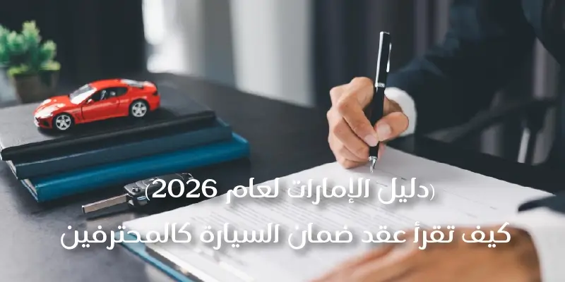 كيف تقرأ عقد ضمان السيارة كالمحترفين (دليل الإمارات لعام 2026)